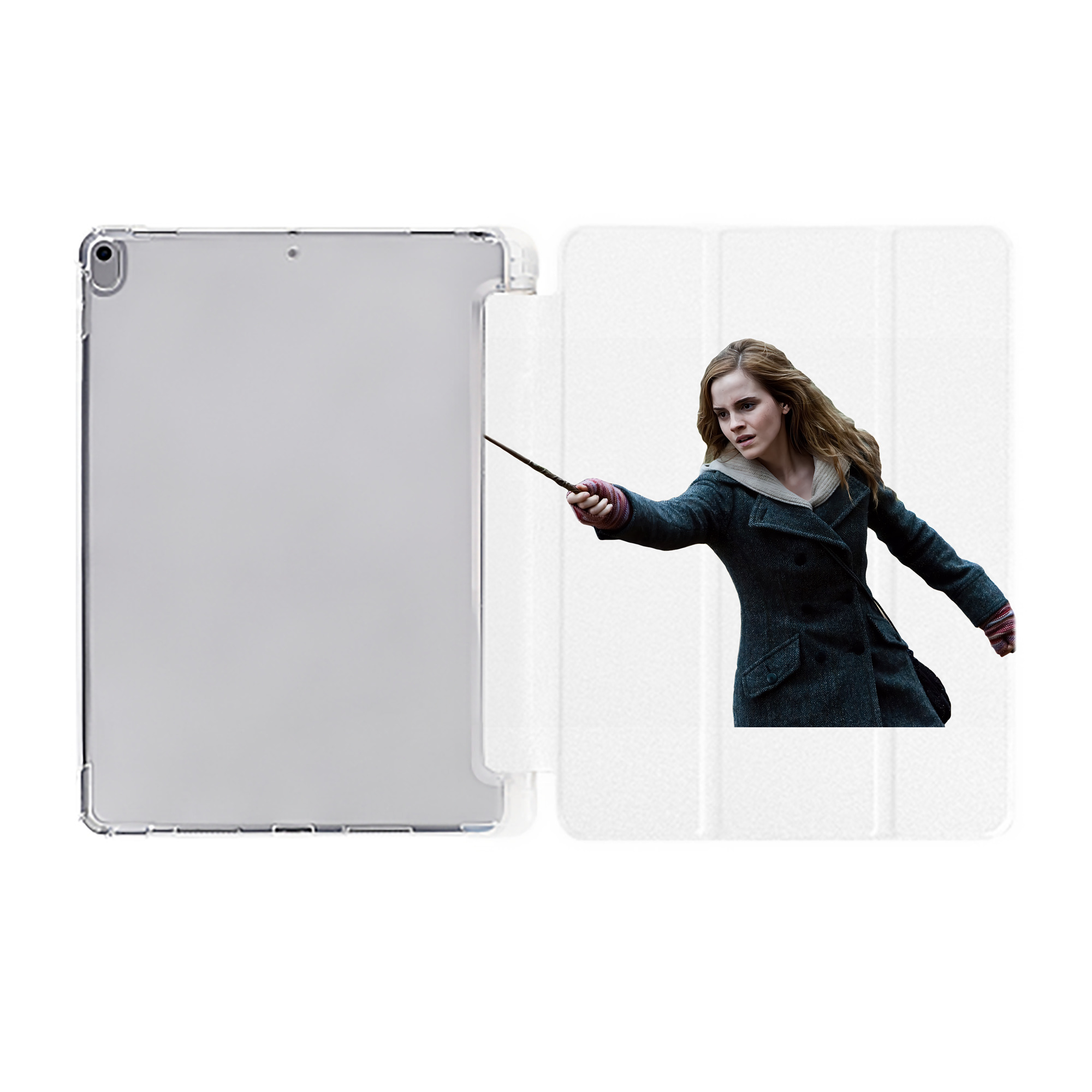 （画像用） Harry Potter ハリー・ポッターシリーズ IPad ケース ペン収納付き 三つ折りスタンド PUレザー×シリコン 対応機種9.5/10.5/10.9インチ